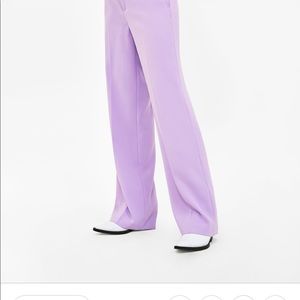 Zara Woman wise leg trousers size L